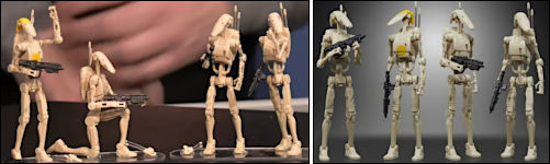 Battle Droids Troop Builder 4-Pack Figuren