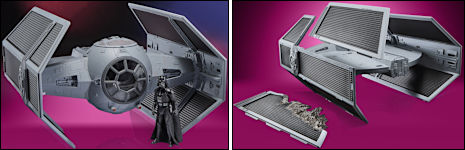 Darth Vader’s TIE Advanced lose, Flügel Detail